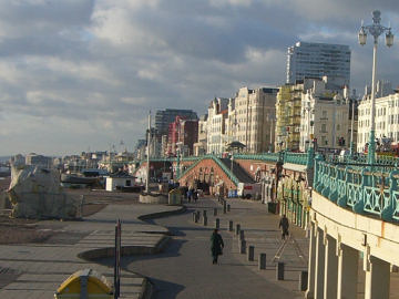 The prom towards the west